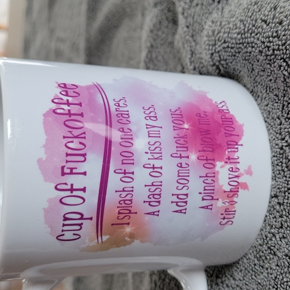 Custom Made Adult "Fuckoffee" Mug!!! - Picture 7 of 7